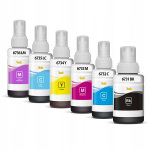 6x Tusz 673 Xl Do Epson L800 L805 L810 L850 L1800