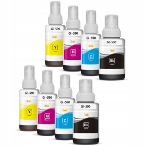 8x Tusz Gi-590 Do Canon G 1400 1500 1510 2500 2510