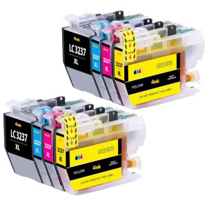 8x Tusz Lc-3237 Xl Do Drukarki Brother Mfc-j5945dw