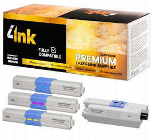 4x Toner Do / Oki / C332dn / Mc363dn / Cmyk / Xl