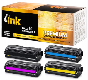 4x Toner 506l Xl Samsung Clx-6260 6260fw 6260nd