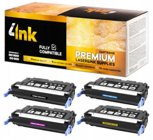 4x Toner Do Drukarki Hp Color Laserjet 3800 Cp3505