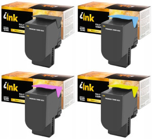 4x Toner Do Lexmark Cx310 Cx410de Cx410e Cx510de