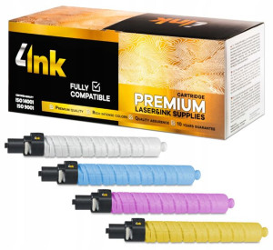 4x Toner Do Ricoh Aficio Mp C3500ad C3500e1 C3500