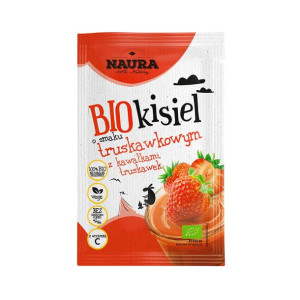 Kisiel o smaku truskawkowym z Witaminą C BIO 38 g Naura