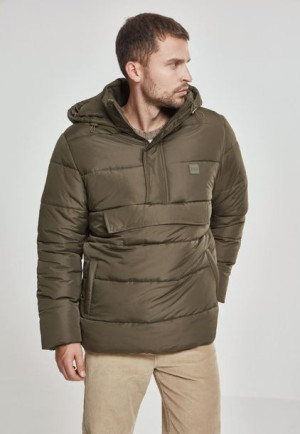 Kurtka Zimowa Pull Over Puffer Darkolive