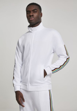 Bluza Sleeve Taped Track White/Multicolor