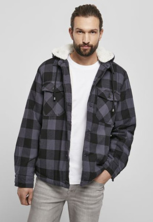 Zimowa Kurtka Lumberjacket Black/Grey