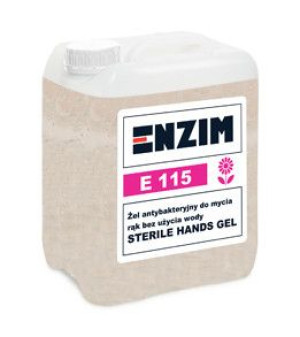 E 115 Żel antybakteryjny do mycia rąk bez użycia wody STERIL HANDS GEL 5L.