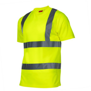Koszulka t-shirt ostrzegawcza, żółta, "xl", ce, lahti