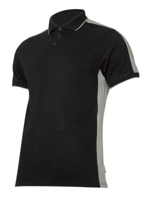 Koszulka polo  190g/m2, czarno-szara, "3xl", ce, lahti