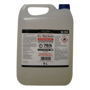 Żel dezynfekcyjny 3w1 ex-bacteria 5l (vat 8%)