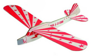 Szybowiec Balsowy J3 PIPER 300mm Rzutka