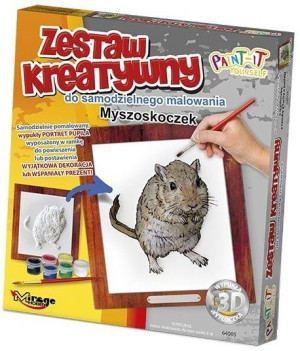 FUTRZAKI - Wypukła Malowanka Seria FUTRZAKI - MYSZOSKOCZEK