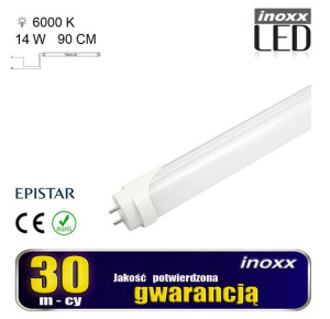 Świetlówka led 90cm 14w 6000k t8 jednostronna zimna