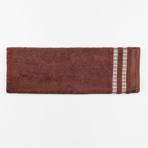 Ręcznik Luxury kolor brązowy 50x90 cm