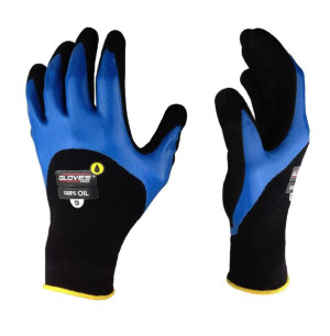 Rękawice nitr. (grips oil), 12 par, "10", ce, gloves pro