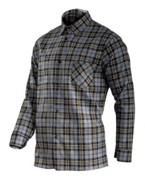 Koszula flanelowa szara, 170g/m2, "l", ce, lahti