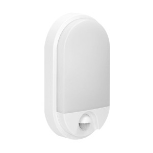 NEFRYT LED 15W, oprawa ogrodowa z czujnikiem ruchu, 1100lm, IP54, 4000K, bi