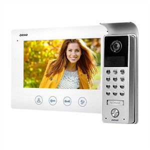 Zestaw wideodomofonowy bezsłuchawkowy, kolor,  LCD 7", z szyfratorem, natyn