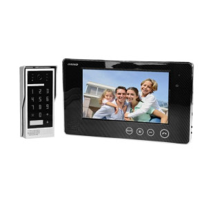 Zestaw wideodomofonowy, bezsłuchawkowy, kolor, LCD 7", z szyfratorem, natyn