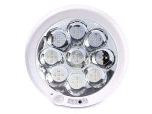 Plafon sufitowy z czujnikiem pir Led4U LED9000IRACU-WW 9W ciepły biały 3000