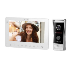 Zestaw wideo domofonowy, bezsłuchawkowy, kolor, LCD 7", menu OSD, WI-FI + A