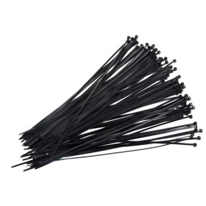 59131C Opaski zaciskowe nylonowe czarne, 4.8x300 mm, 100 sztuk, Proline