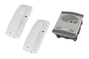Domofon podwójny (komplet z zamkiem) KAD-47001  ALCAD