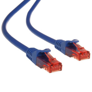 Przewód kabel patchcord UTP cat6 wtyk-wtyk 2m niebieski