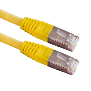 EB283Y Kabel FTP CAT 6 patchcord 0.5m  żółty Esperanza