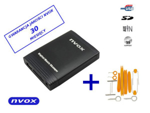Zmieniarka cyfrowa emulator MP3 USB SD SMART FIAT LANCIA 8PIN... (NVOX NV10