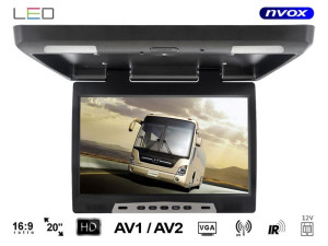 Monitor podwieszany podsufitowy lcd 20cali cali led vga fm ir