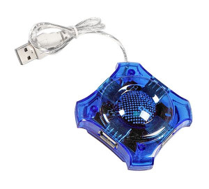 EA150B Esperanza usb 2.0 hub 4 porty star niebieski