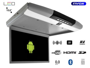 Monitor podwieszany podsufitowy led 15cali z systemem android usb fm bt wif