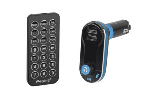 URZ0461 Samochodowy transmiter 1,4" z ładowarką USB (5V/2.1A)