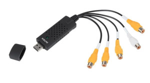 KOM0230 Adapter / przejściówka USB na AV Intex