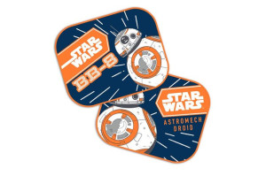 S9315 Zasłonki boczne 2 sztuki 44x35cm Star Wars BB8