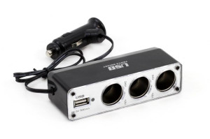 01706 Rozgałęźnik, rozgałęziacz zapalniczki SOC3, 3+1 USB