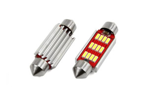 Led canbus 12smd 4014 festoon 41mm white 12v/24v