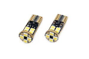 01636 Led Canbus 12SMD 2835 T10e (W5W) White 12V/24V 2 sztuki