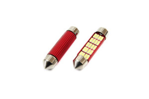 01634 Led Canbus 12SMD 4014 Festoon 41mm White 12V/24V 2 sztuki