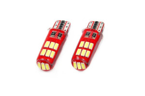 01443 Led Canbus 15SMD 4014 T10e (W5W) Silca White 12V 2 sztuki