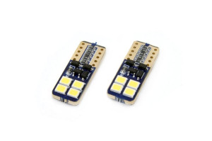 01635 Led Canbus 8SMD 2835 T10e (W5W) White 12V/24V 2 sztuki