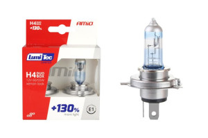 Zestaw żarówek halogenowych H4 12V 60/55W LumiTec Limited +130% Duo Box
