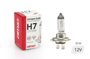Żarówka halogenowa H7 12V 55W  filtr UV (E4)