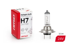 01252 Żarówka halogenowa H7 24V 70W filtr UV (E4)