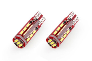 01440 Żarówki LED Canbus T10e W5W 27xSMD 4014 12V 2 sztuki