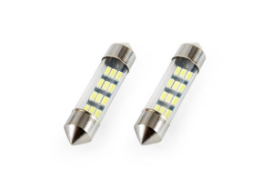 01090 Żarówki Led Standard Festoon C5W 12xSMD 3014 12V 36mm 2 sztuki