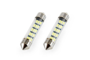 01091 Żarówki Led Standard Festoon C5W 15xSMD 3014 12V 39mm 2 sztuki